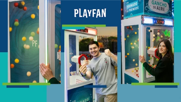 Alquier de máquina recreativa de gancho de aire para atrapar premios con la mano en eventos